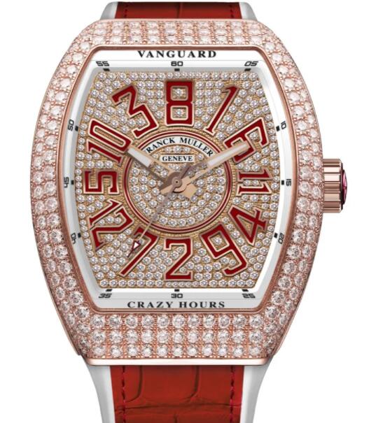 Franck Muller Vanguard Crazy Hours Replica Watch V 45 CH D CD (RG)